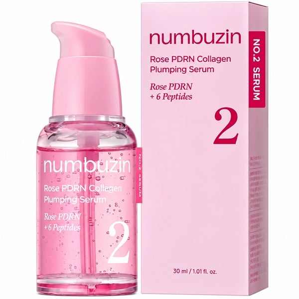 Sérum Facial Numbuzin No.2 Rose PDRN Collagen Plumping de 30 ml