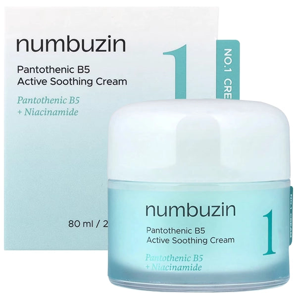 Creme Facial Hidratante Numbuzin No.1 Pantothenic B5 Active Soothing 80 ml (Frasco Danificado)