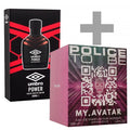 Kit Perfume Feminino POLICE To Be My.Avatar for Woman EDP 125ml + Perfume Masculino Umbro Power EDT 100ml