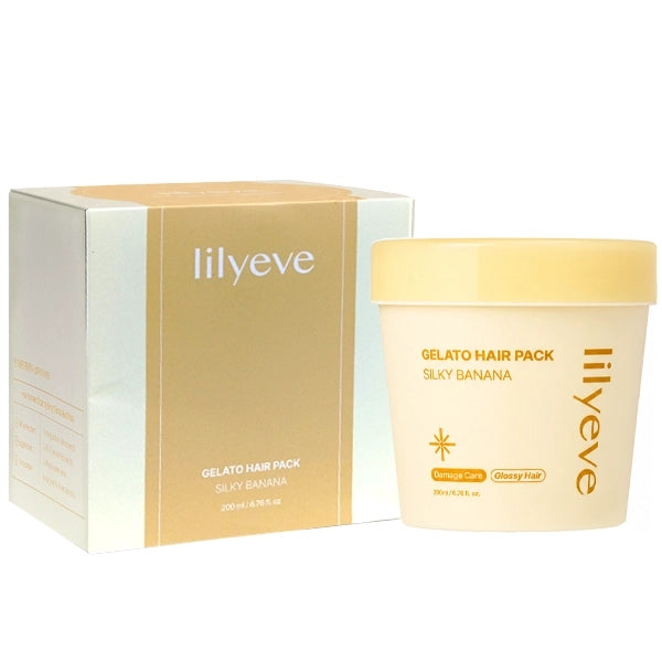 Máscara Capilar Lilyeve Gelato Hair Pack Silky Banana 200ml