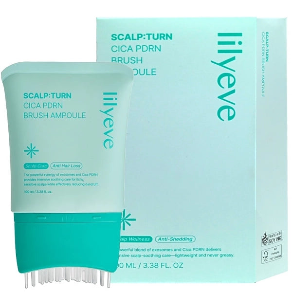 Tratamento Capilar Lilyeve Scalp:Turn Cica PDRN Brush Ampoule 100ml