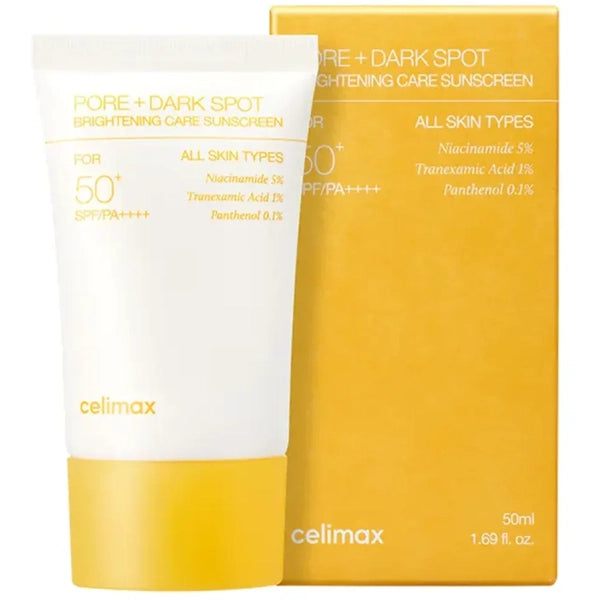 Protetor Solar Celimax Pore + Dark Spot Brightening Care SPF 50+ PA++++ 50ml