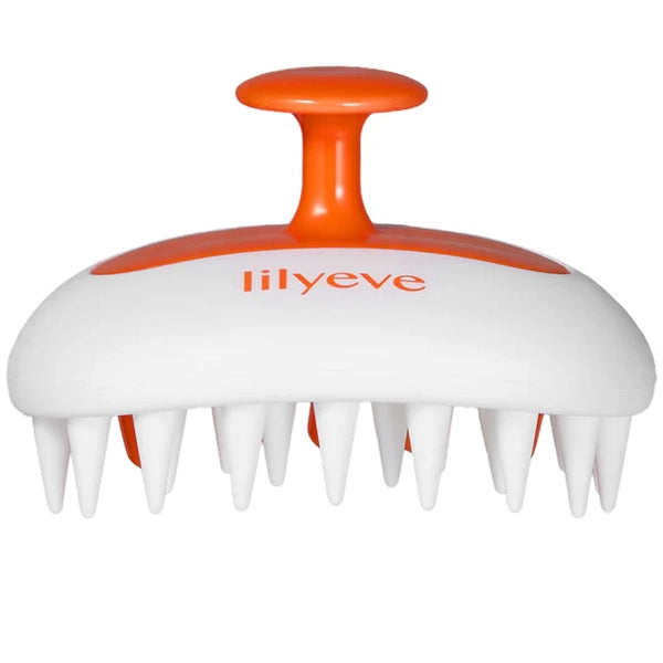 Escova Massageadora Lilyeve 2way Gua Sha Brush - Branco Laranja