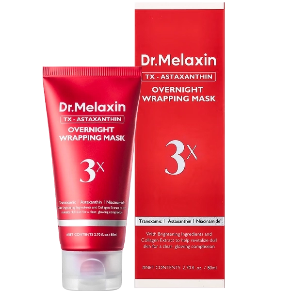 Máscara Facial Dr.Melaxin TX-Astaxanthin Overnight Wrapping de 80ml