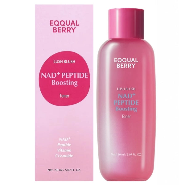Tônico Facial Eqqualberry NAD+ Peptide Boosting de 150ml