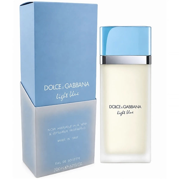 Perfume Feminino Dolce&amp;Gabbana Light Blue EDT Refilável 200ml