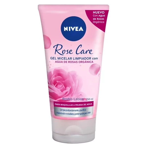 Gel Facial de Limpeza NIVEA Rose Care 150ml