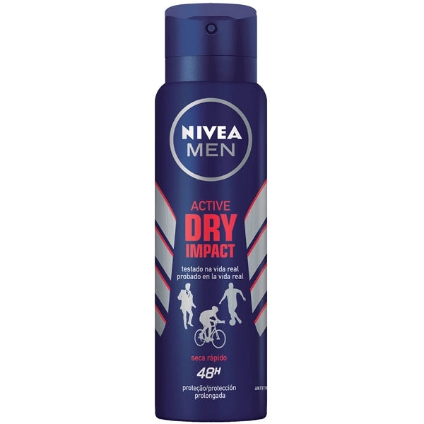 Desodorante Aerosol NIVEA Men Active Dry Impact 150ml