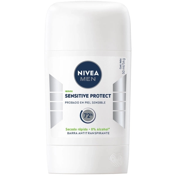 DESODORANTE NIVEA MEN BARRA SENSITIVE PROTECT 72H 54GR (067261)