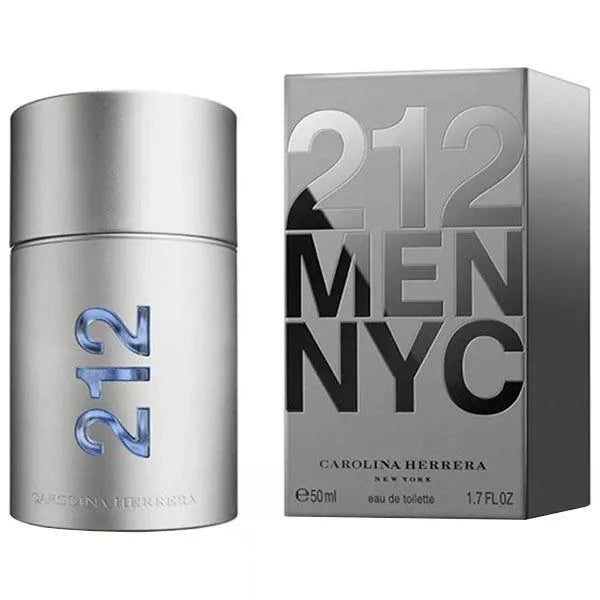 Perfume Masculino Carolina Herrera 212 MEN NYC EDT 50 ml
