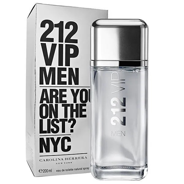 Perfume Masculino Carolina Herrera 212 Vip Men EDT 200 ml