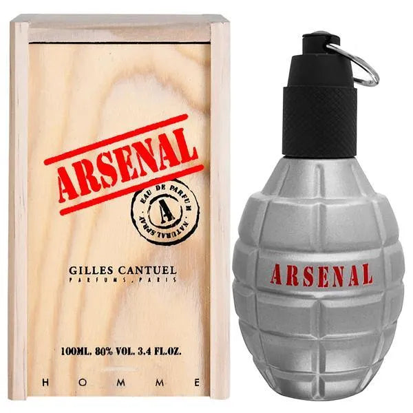 Perfume Masculino Gilles Cantuel Arsenal Grey  EDP 100 ml