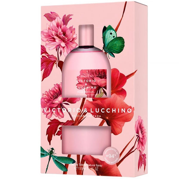 Perfume Feminino Victorio &amp; Lucchino Aguas Rosa Sensual EDT 150 ml