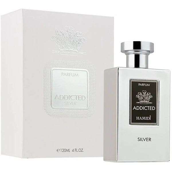 Perfume Masculino Hamidi Addicted Silver Parfum 120 ml (Apenas a partir de 10 unidades)