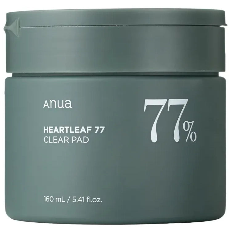 Almofadas Tônicas Anua Heartleaf 77% Clear Pad de 70 Unidades (CX Feia)