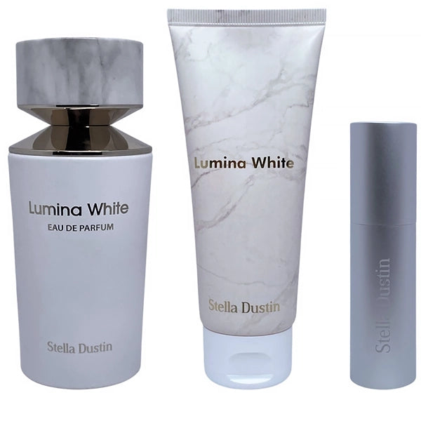 Kit Perfume Feminino Stella Dustin Lumina White EDP 100 ml + Loção Corporal