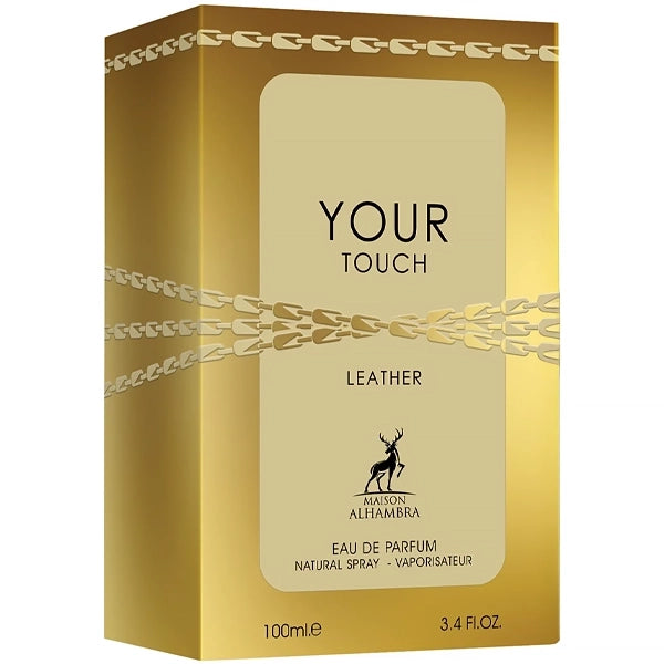 Perfume Masculino Maison Alhambra Your Touch Leather EDP 100 ml