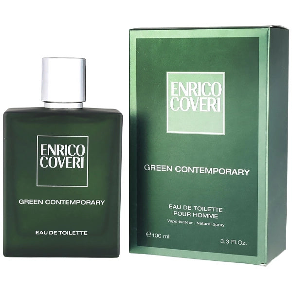 Kit Perfume Masculino Enrico Coveri Green Contemporary EDT 100 ml + Desodorante