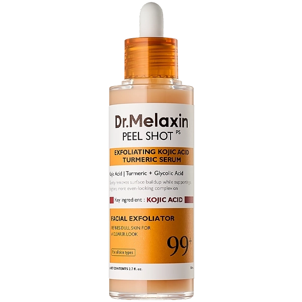 Sérum Facial Dr.Melaxin Peel Shot Exfoliating Kojic Acid Turmeric de 80 ml