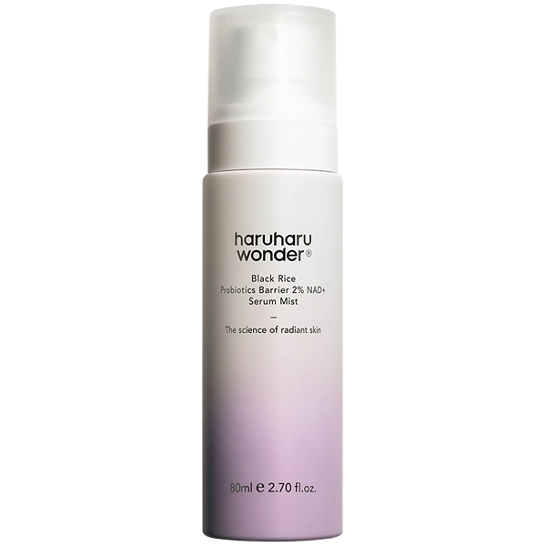 Sérum Facial Haruharu Wonder Black Rice Probiotics Barrier 2% NAD+ Serum Mist de 80 ml