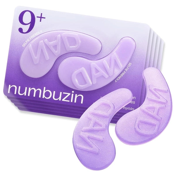 Máscara para Contorno de Olhos Numbuzin No.9 NAD+ Collagen Under Eye Patches - 5 Unidades