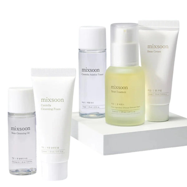 Kit Cuidado Facial Mixsoon Pure Glow Essentials Set - 5 Peças
