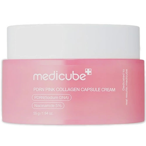 Creme Facial Hidratante Medicube PDRN Pink Collagen Capsule Cream de 55 g