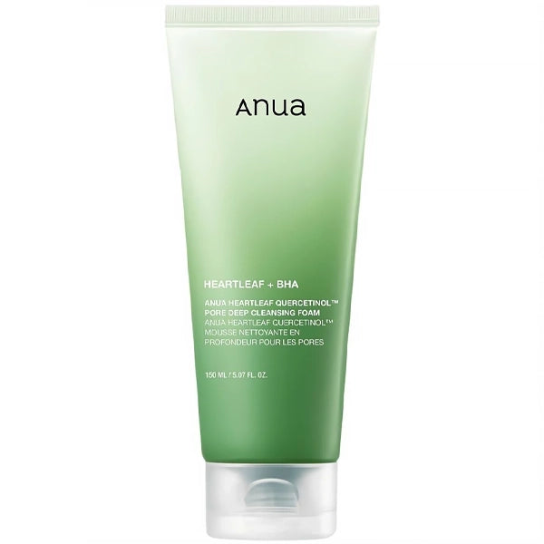 Espuma Facial de Limpeza Anua Heartleaf + BHA Quercetinol Pore Deep Cleansing Foam 150 ml