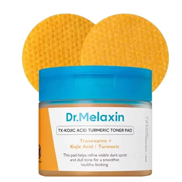 Almofadas Tônicas Dr.Melaxin TX-Kojic Acid Turmeric Pad de 70 Unidades
