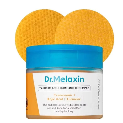 Almofadas Tônicas Dr.Melaxin TX-Kojic Acid Turmeric Pad de 70 Unidades