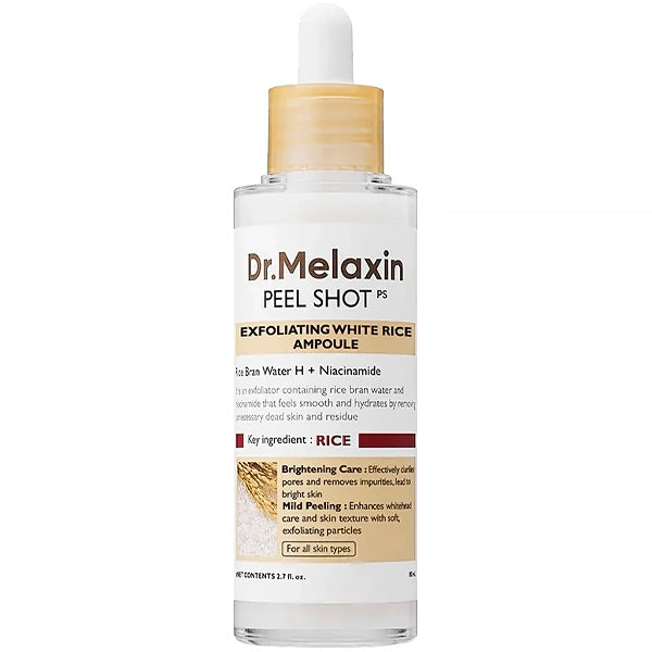Esfoliante Facial Dr.Melaxin  Peel Shot White Rice Ampoule 80ml