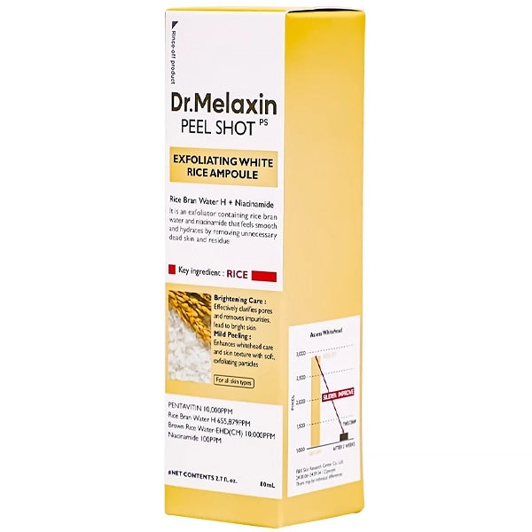 Esfoliante Facial Dr.Melaxin  Peel Shot White Rice Ampoule 80ml