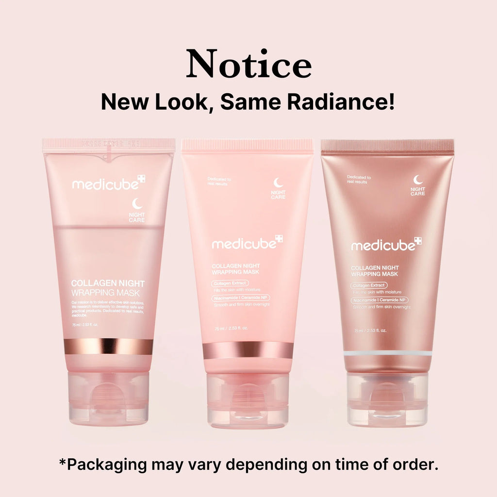MEDICUBE Máscara Facial Noturna Firmadora de Colágeno 75ml