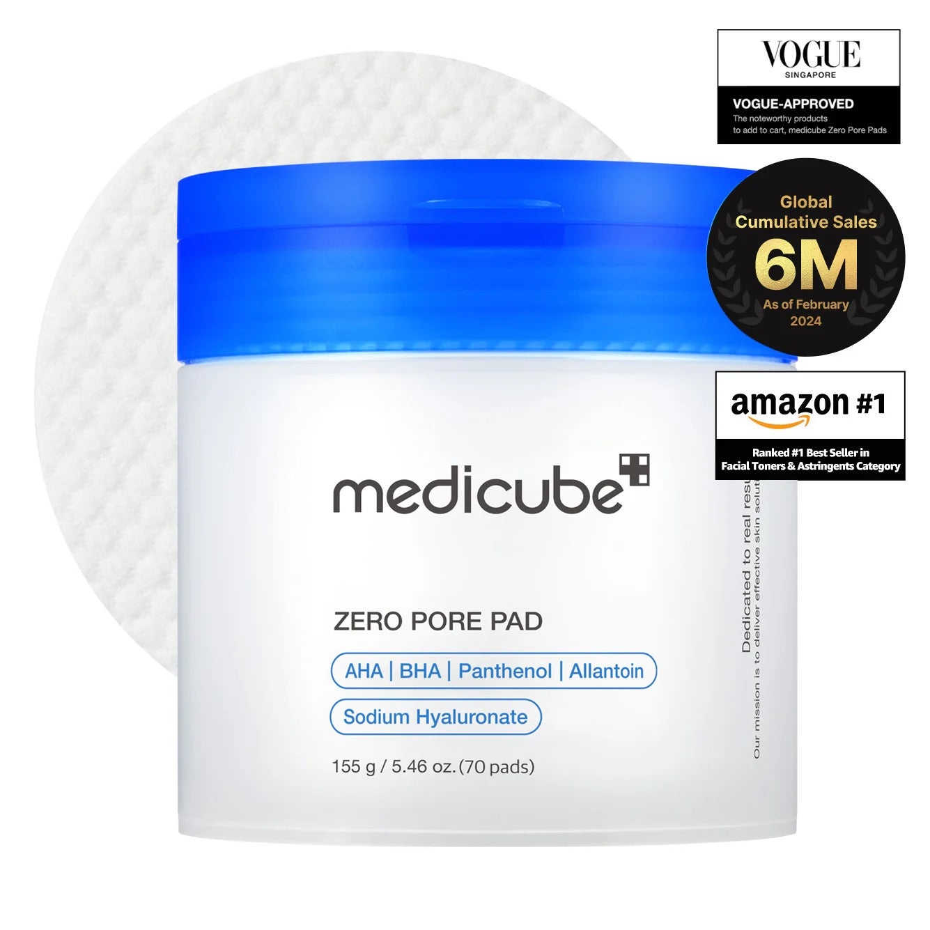 MEDICUBE Toner Pads Zero Poros 2.0 – 70 Pads