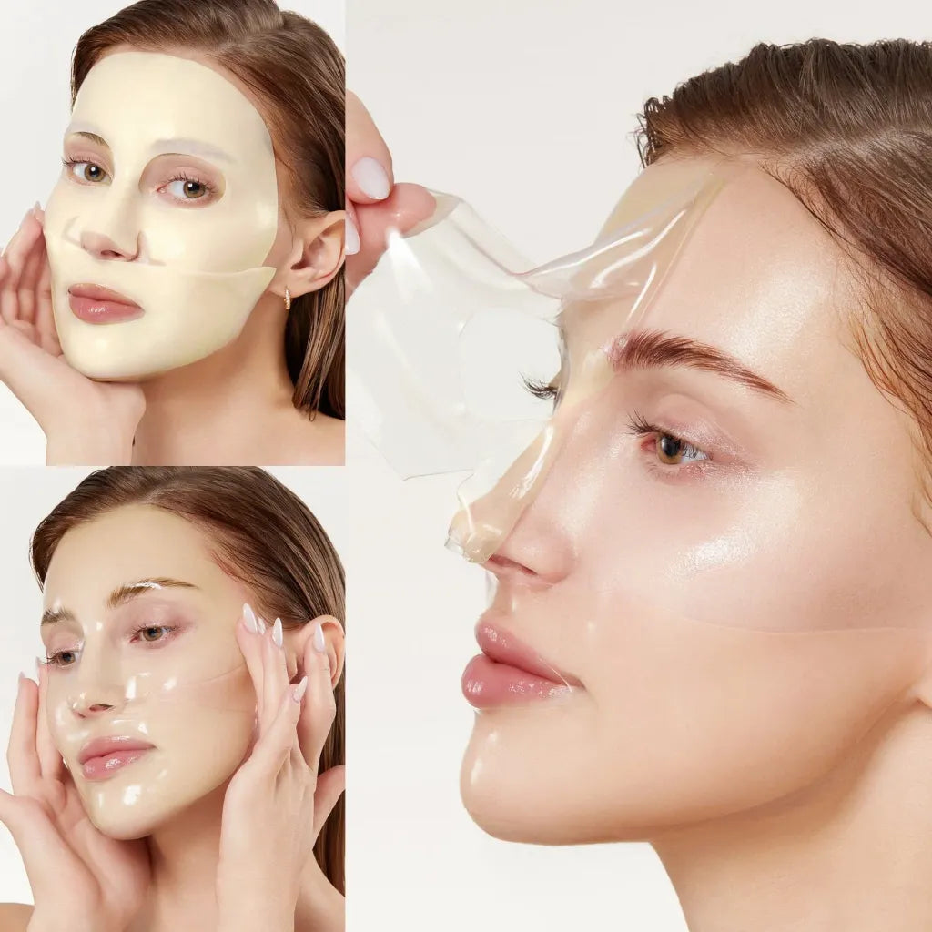 MEDICUBE Máscara Gel Iluminadora Ácido Kójico e Cúrcuma – Caixa 4 un.