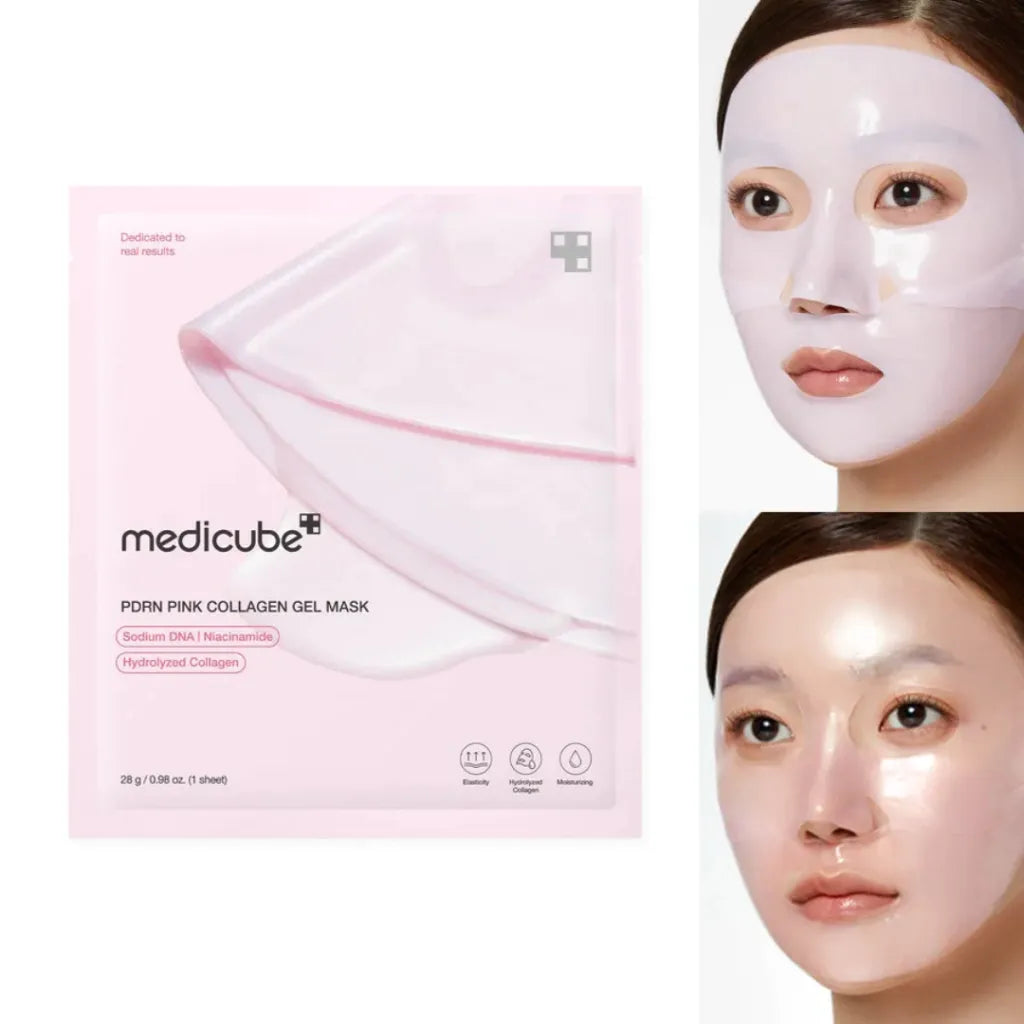 MEDICUBE Máscara Gel de Colágeno com PDRN – Caixa 4 un.