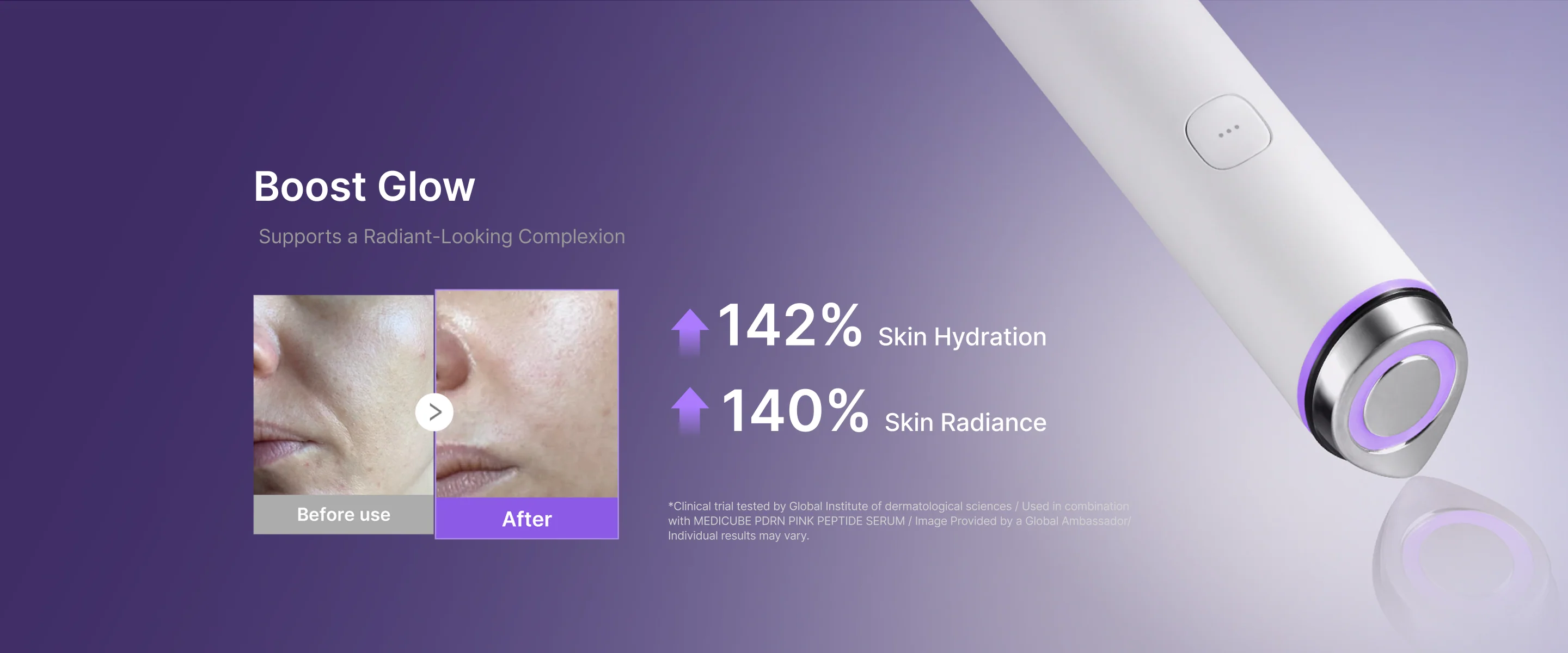 MEDICUBE AGE-R Booster Pro Mini Plus – Rejuvenescedor Facial Compacto RF + EMS